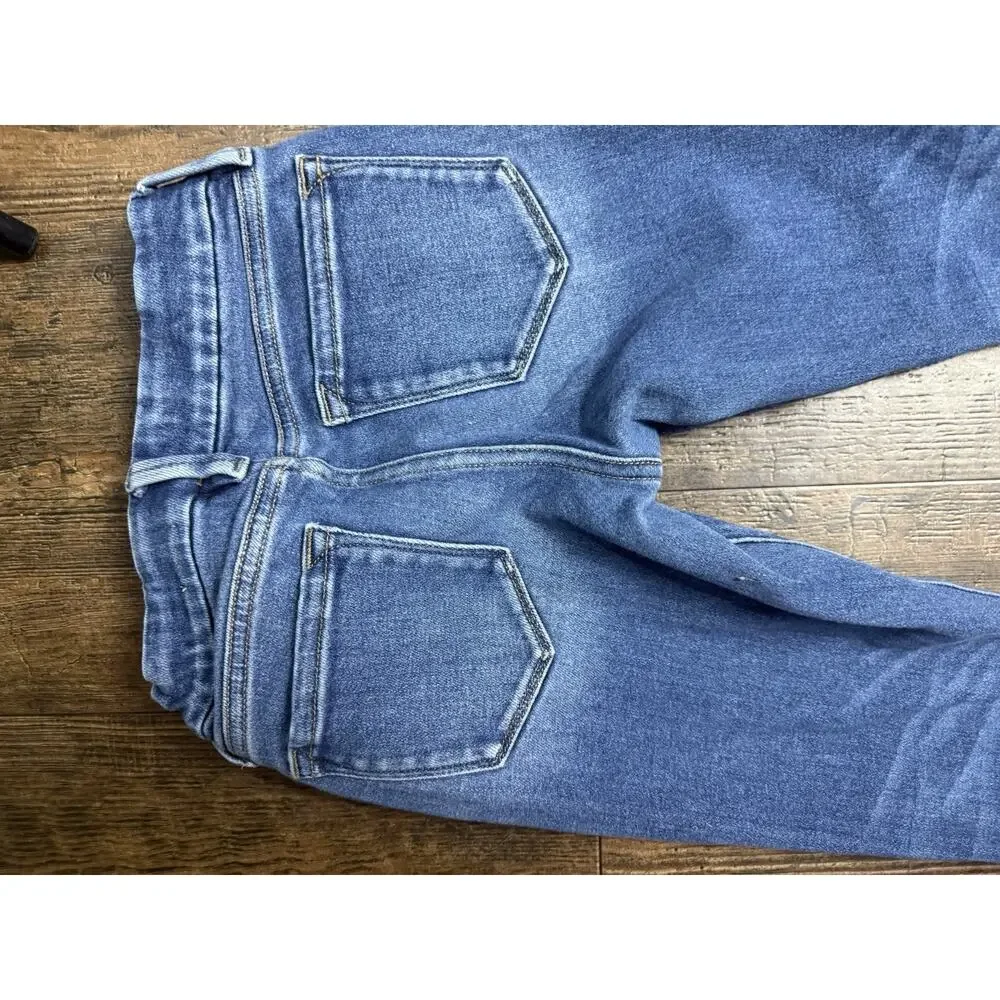 KANCAN YOUTH Girls Size 12 JEANS Skinny Mid Rise Distressed Denim
